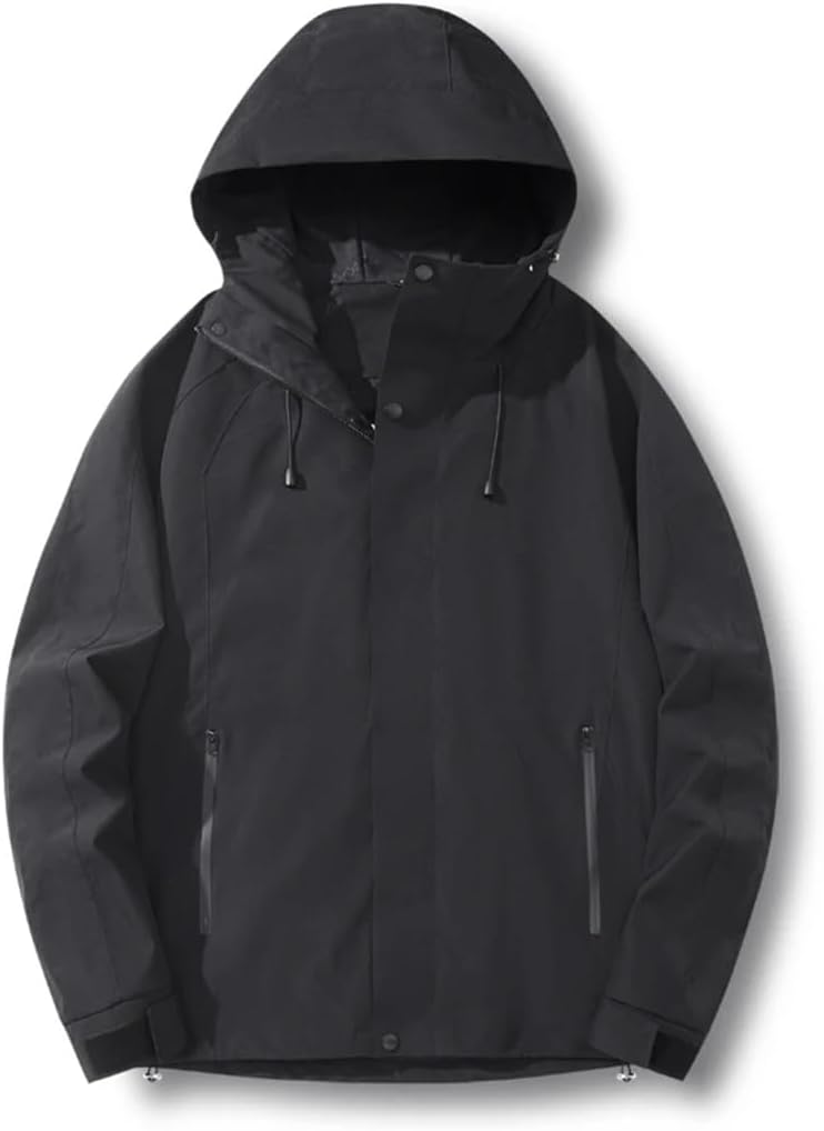 Men's Outdoor Mountaineering Wear Sportswear Solid Color Leisure Windproof Breathable Adventure Jacket