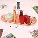 Stainless Steel Cosmetic Jewelry Organizer Trays, Kisstaker Oval Muti-Functionary Storage Trays for Wax Tray Towel Tray Dish Plate Fruit Plate with 9 x 3.7 x 0.6 Inch (Rose Gold)