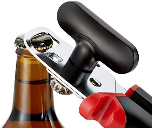 Tefal K2070514 Can Opener, Black and Red