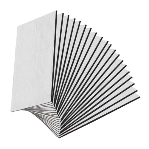 20 Pcs Sound Deadening Mat Car Sound Proofing 25cm x 18cm x 5mm Car Sound Deadening Mat, Self Adhesive Noise Insulation Sheets Insulatio Vehicles Sound Deadening for Camper, Van, Trunk Car Hood Door