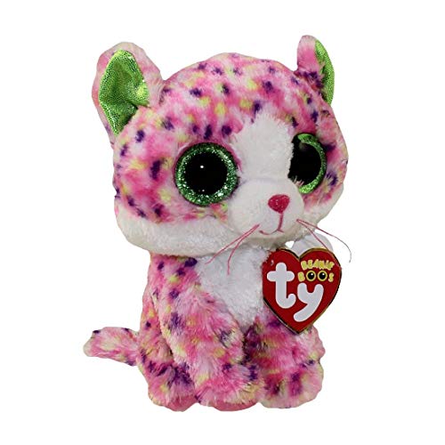 Ty Sophie Pink Polka Dot Cat Boo Small - Stuffed Animal (36189)