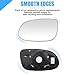 SNMHH Car Wing Mirror Glass Heated for Benz CLK-Class C208 SLK-Class R170 SL-Class R129 1996-2001 2001 2003 2004 Rearview Mirror Glasses Replacement Anti-fogging Front Door Left/Right Driver Side