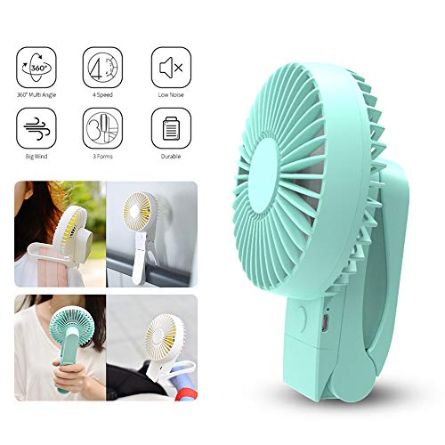 Mini ventilateur portable rechargeable USB avec batterie 4000 mAh