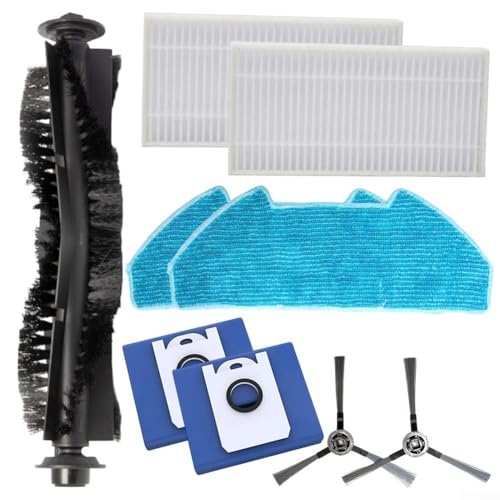 Image of Filter Brush Bags Set For BObsweep For in for Ultra-Vision Robotic Vacuum Cleaners, Vacuum Cleaner Attachments Spare Parts(Set C 9pcs)