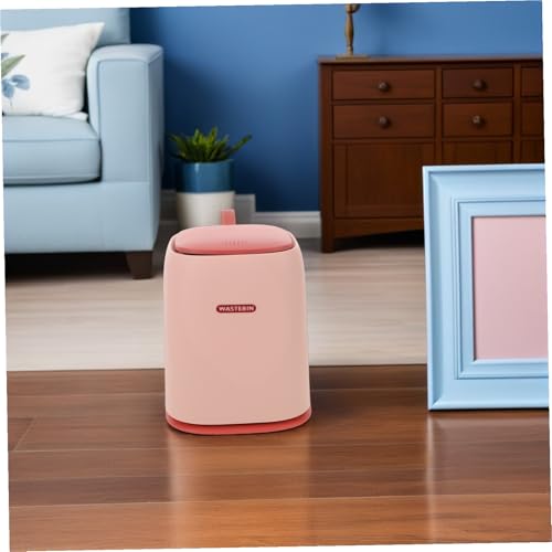 Poubelle de table rose anti-odeur POPETPOP mini format étanche pour petit espace - 5