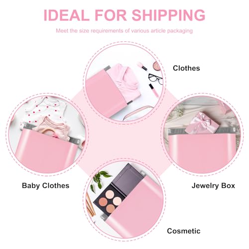 Image of Metronic Poly Mailers 10x13 1200 Pack, Small Shipping Bags for Clothing with Strong Adhesive, Shipping Envelopes Mailers Poly Bags for Small Businesses, Waterproof Packages Bags Light Pink