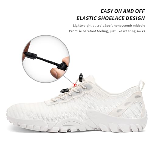 Image of SOBASO Water Shoes Women Men Quick Drying Swim Beach Aqua Shoes for Water Sport Diving Hiking Sailing Travel
