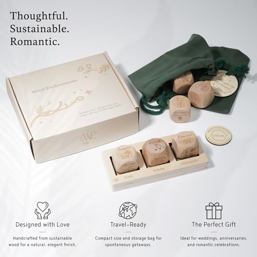 Deluxe Date Night Dice Game – 6 Dice, Decision Coin, Game Board & Carry Bag – Couples Gift for Newlyweds, Anniversary, Wedding, Bachelorette, Bridal Shower, Valentine's Day – Wife, Husband, Girlfriend - Image 5