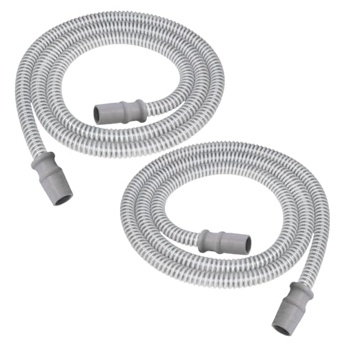 6 FT SLIM Tube- Replacement Tube - Compatible with all major Brands 15mm - Universal Hose- Made in USA- Reduces Mask Leaks, Enhances Comfort for Peaceful Sleep (2 Count (pack of 2))