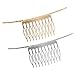 Produktbild Harilla 2X Vintage Blank Metall Haarkamm 10 Zähne Braut Party Prom Schmuck Kopfbedeckung