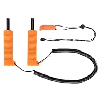 Leopacat Eispickel-Pfeifen-Set, Sicherheitswerkzeug zum Angeln, Zubehörset zum Brechen, Flexible Spitze, Schutzhülle, komfortabler Griff, tragbare Notfallausrüstung, passend zum