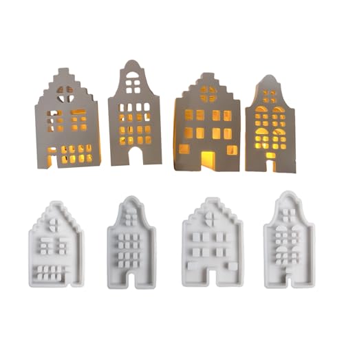 Moules silicone pour résine lot de 4 en silicone durable - 6