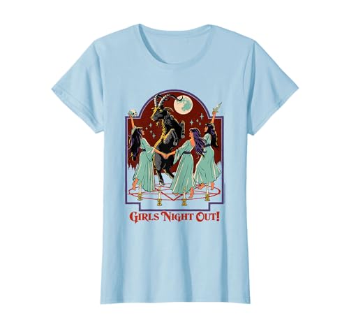 Girl's Night Out Witches Retro Vintage Funny Adult Humor Maglietta