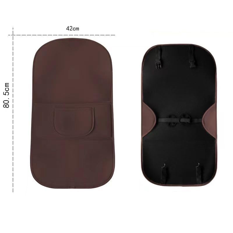 Protezione per Schienale Sedile Auto per Nissan Patrol, Impermeabile Posteriore Auto Organizzatori Tasche Kick Mats Auto Accessori,B-2PCS
