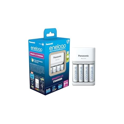 Chargeur eneloop SmartPlus avec 4 piles AA Cover