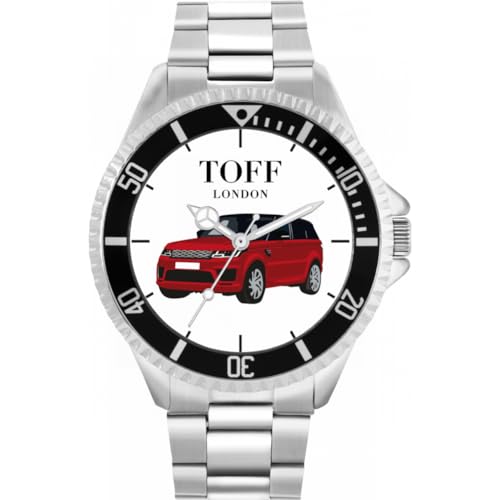 Image of Toff London Mens Red Luxury SUV Car Watch
