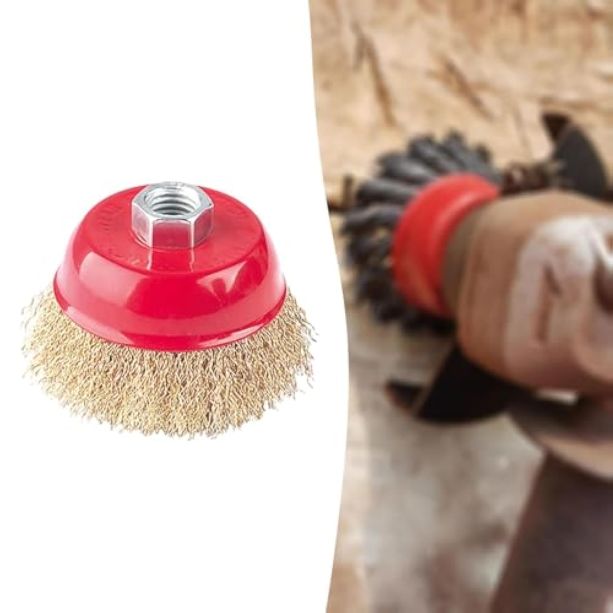 Crimped Wire Cup Brush for Angle Grinder