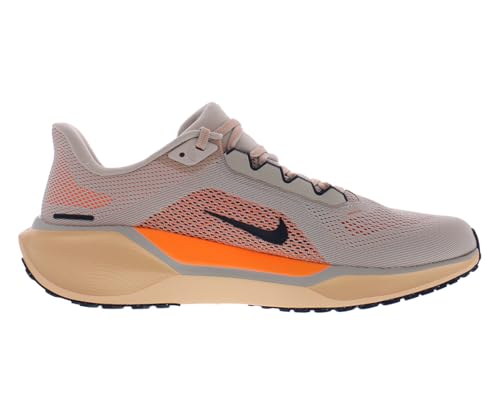 Nike Men's Nike Pegasus 41 (201 - Fossil Stone/Dark Obsidian-Total Orange)