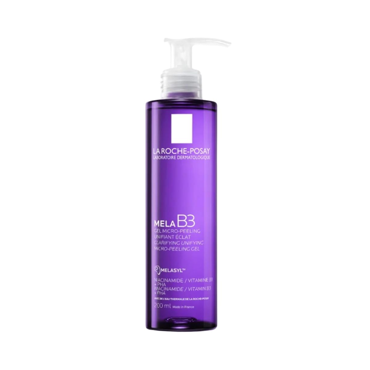 La Roche-Posay Mela B3 Clarifying Micro-peeling gel cleanser for hyperpigmentation 200ml