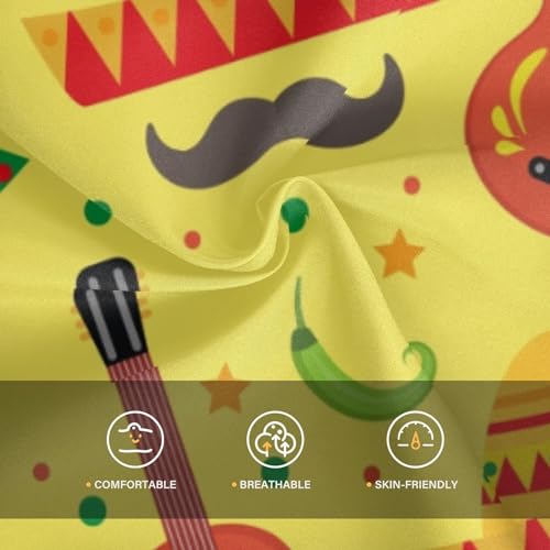 Image of Sunflower Floral Yellow Black Short Sleeve Hawaiian Button Down Shirts and Short Sets for Boys Toddler Summer Outfits