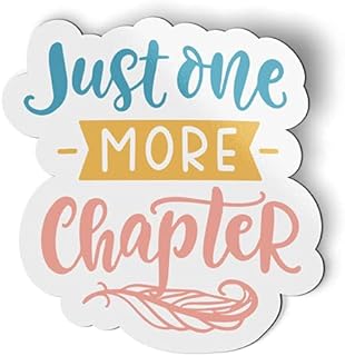 Just One More Chapter Read Books - 5.5" Magnet for Car Locker Refrigerator