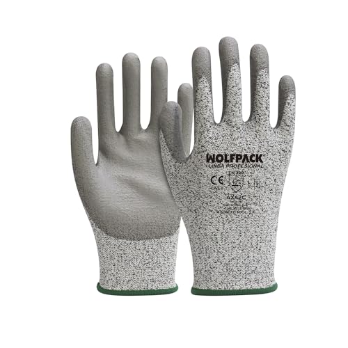 WOLFPACK LINEA PROFESIONAL Guantes Anticorte Fibra De Vidrio Talla 6'
