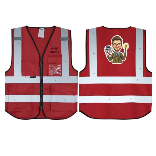 Gilet de sécurité réfléchissant 3M Salzmann haute visibilité rouge