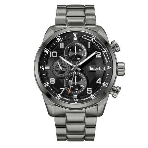 Montre à Quartz Timberland TDWGK2201104 Homme Analogique Cadran Noir