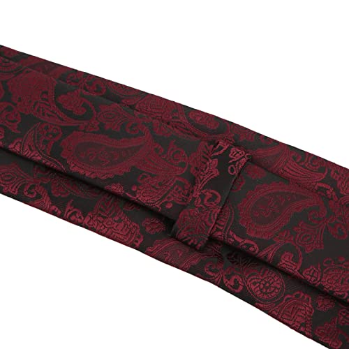 Set de corbatas para hombre con pañuelo y gemelos miniatura 5