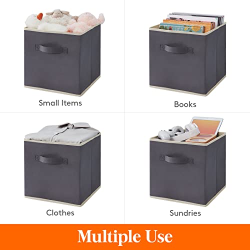 Lifewit LHLF230211GYC Collapsible Storage Cubes 11 Inch Foldable Fabric Bins Multi-Color Organizers Decorative Organizing Baskets thumb #4