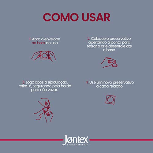 Preservativo Camisinha Jontex Ultra Resistente - 3 Unidades
