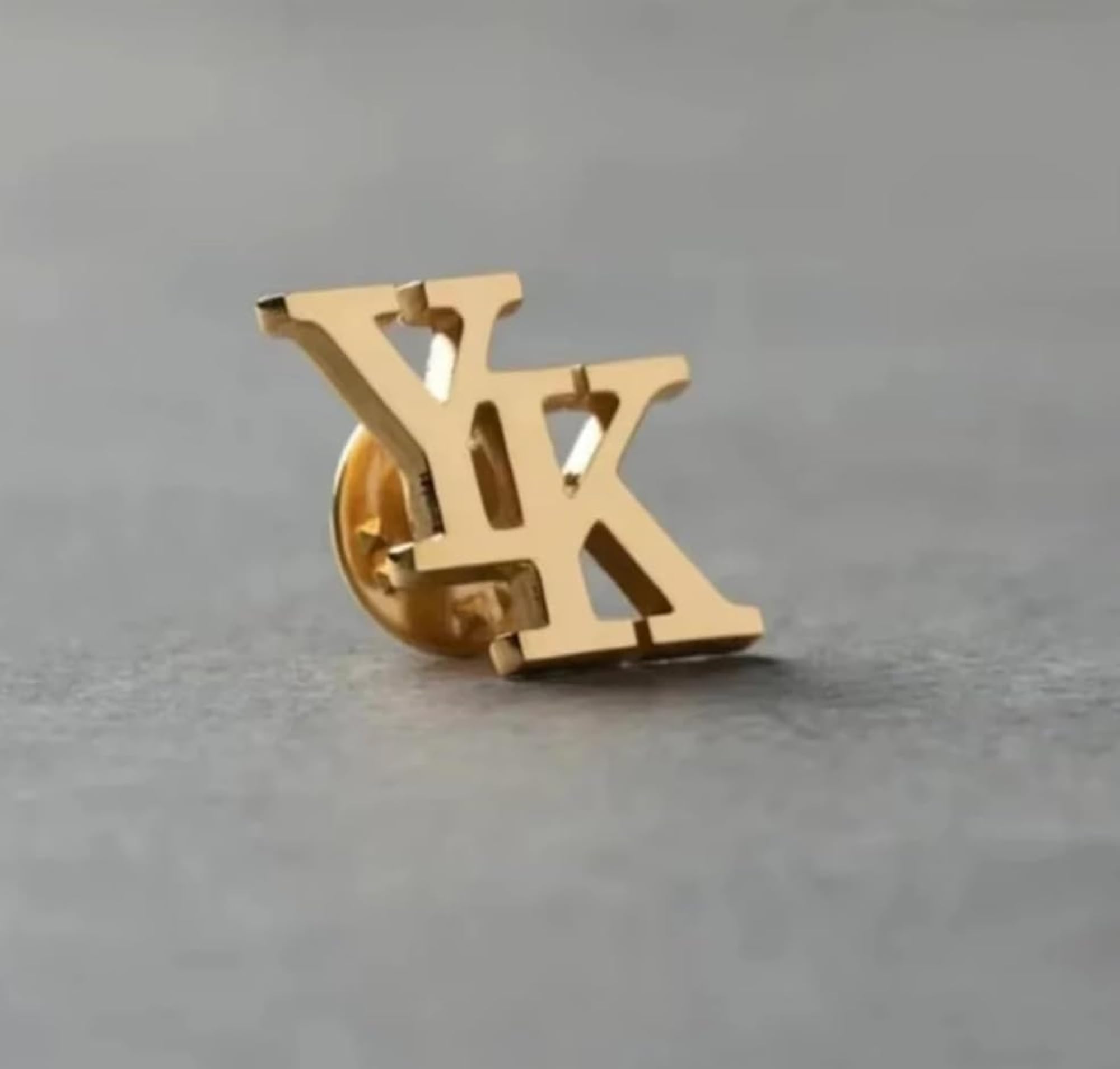 Personalized Initial Brooch Pins for Wedding Gift
