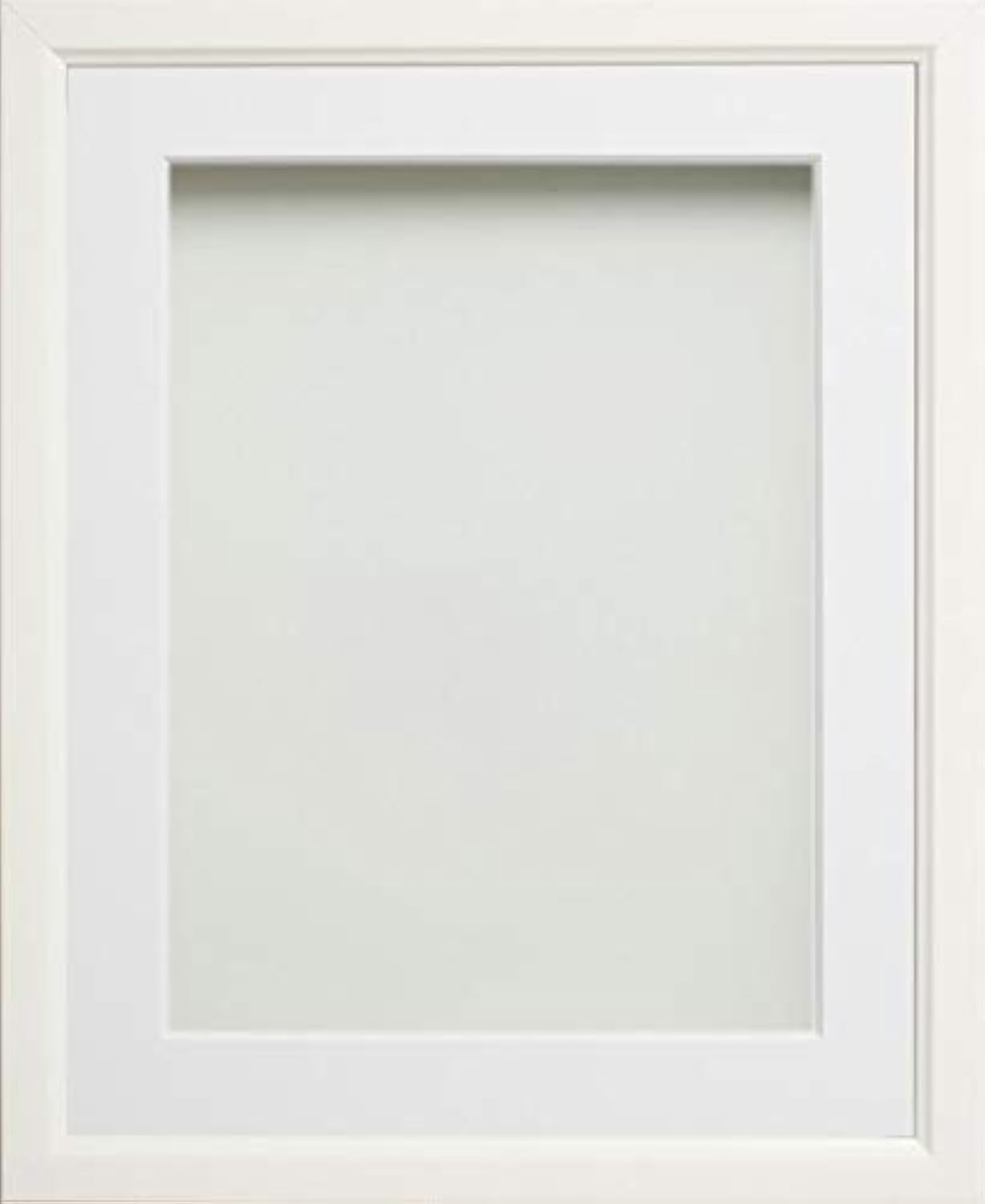 Frame Company White Mount Drayton Range White 12X10 Inch Picture Photo Frame With For Image 10X8 Inch * Choice Of Sizes*