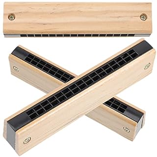 Harmonica En Bois 3 Pièces 16 Trous Harpe Orgue À Bouche Harmonica Pour Enfants Adultes Professionnels Débutants - Les Beatles, Paul McCartney, John Lennon, RIngo Starr, George Harrison