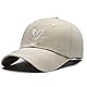 TAGVO Baseball Cap Unisex - Faltbar Verstellbar Passform Basecap, Klassisch Gewaschene Baseballmütze mit Schirmbestickung, Sport Cap Sonnenschutz Baseballkappe aus 100% Baumwolle Damen und Herren