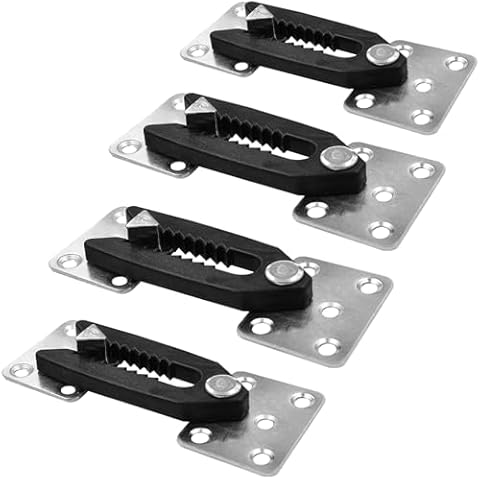 TCHOSUZ 4 Pack Sectional Couch Connector for Sliding Sofas, Steel Non-Slip Adjustable Clips Sofa Connector, Furniture Connector for Couch Sofa, Keep Sectional from Sliding(4 Pack) Cover