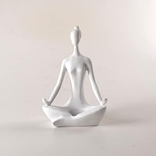Home Decor Yoga Candle Holder 2 Sculpture Art Home Decoration Art Decor Canvas Modern Decor Living Room Decor Figurine Decor Housewarming Gift