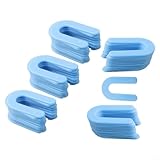 Lot de 200 cales en forme de U en forme de fer à cheval de 1,7 mm pour nivellement et posi...