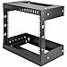 Produktbild StarTech.com 2-Pfosten 8HE Heavy-Duty Wandmontage Netzwerk-Rack, 19" Open Frame Server Rack mit Einstellbarer Tiefe, Wandmontage Daten-Rack für IT/AV/Patch Panele/Computer-Ausrüstung (RK812WALLOA)