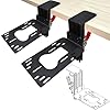 WELLMETE 2 Set Hotas Flight Desk Mount for Flight Game Dual Joystick Compatible with Thrustmaster Flight Joystick and Throttle T16000, Hotas X, Hotas One, Hotas 4, SimTask and TurtleBeach Flightdeck