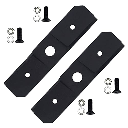 KINTLE 942-0571 Chipper/Shredder Blade - Compatible with Troy-Bilt/Craftsman/Cub Cadet Replaces 742-0571 942-0571 13431 - with Fasteners