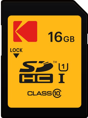 16Gb Scheda Sd Kodak Sdhc Classe 10 Gold+ Uhs-I U1 Ka.Blist [Ekmsd16Ghc10K]