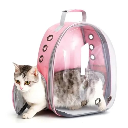 Mochila Bolsa Pet Cachorro Gato Visão Panorâmica Astronauta Com Ventilação Para Transporte Passeio E