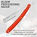 blume Straight Edge Cut Throat Razor for Men Shaving and Professional Barbers –Light Weight Razor - Moustache & Beard Shaving (Red)
