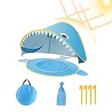 Tente extérieure pour, Tente Playhouse | Cartoon Beach Play Tent | Playhouse Pliable avec Petite Piscine intégrée, bébé imperméable à l'extérieur du Soleil pour Les Filles garçons