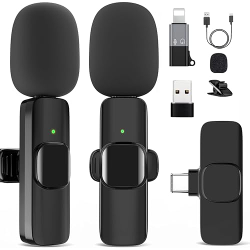 Micro cravate pour enregistrement vidéo sans bruit de fond smartphone