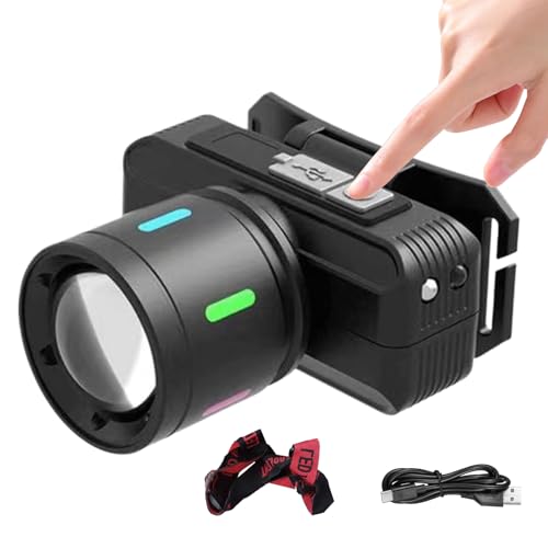 Faro brillante para pesca nocturna, senderismo y rutas de mochileros