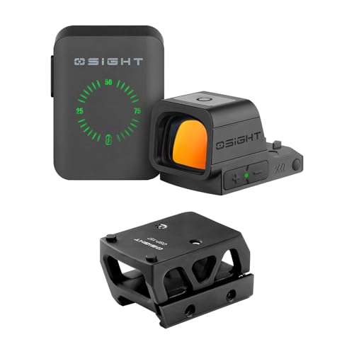 OSIGHT XR 2/6 MOA Dot & 32 MOA Circle Multi-Reticle for 407c/507c Footprint Bundled with OSIGHT OSP-157 Picatinny Riser Mount