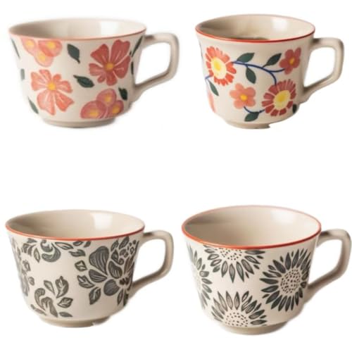 NZYDGXSY Ceramic Coffee Mugs 12 oz, Cups Set of 4,