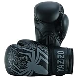 Yazizo Boxing Gloves for Kids for Full Punching & Blocking Power, Kids’ Boxing Gloves for Safe Sparring & Training (6oz, Black Spider)